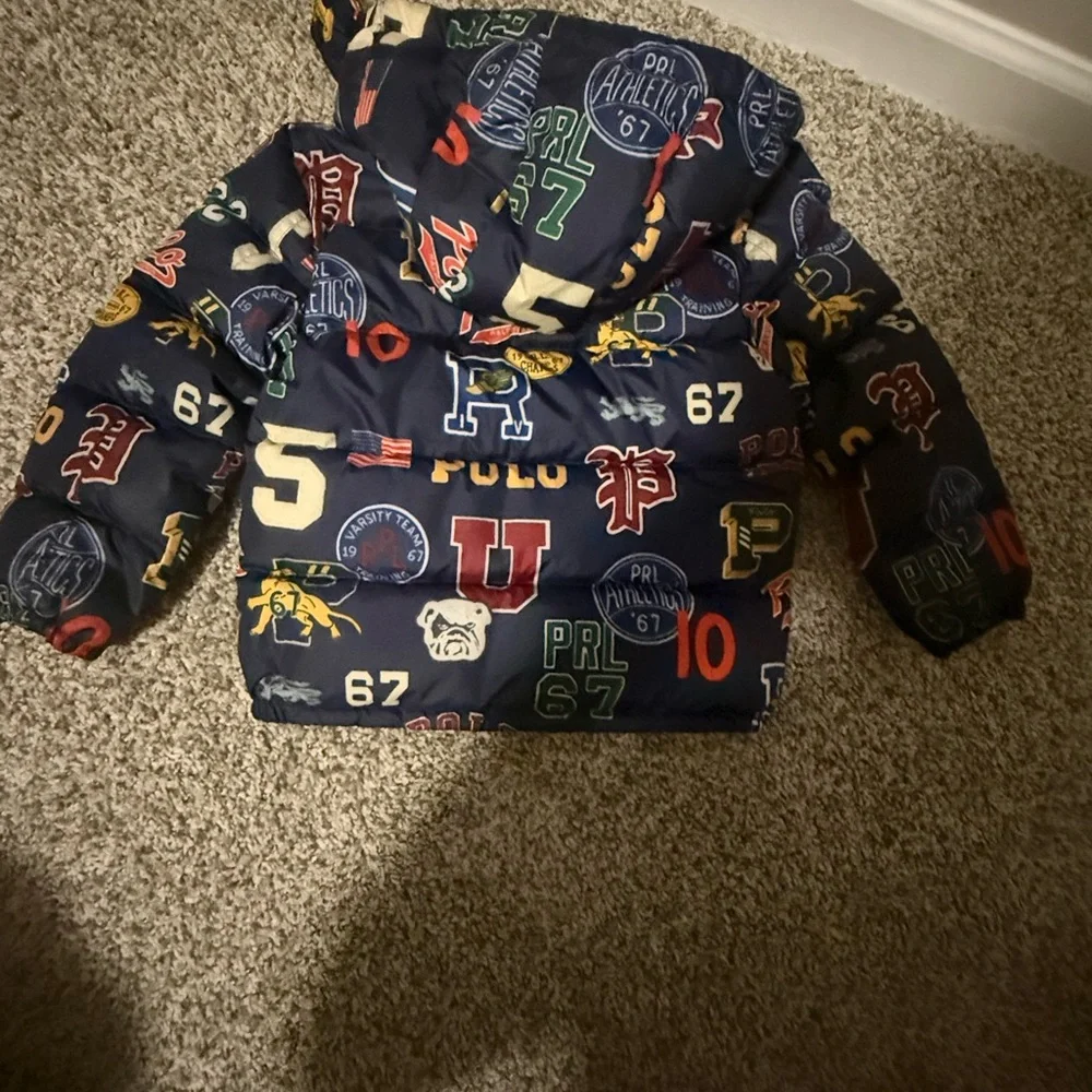 Polo by Ralph Lauren Multicolor Patterned Puffer Jacket - Picture 2 of 2